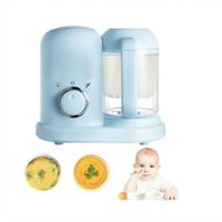 Procesador y Triturador de comida para Bebé 2 en 1 Baby Food Grinder Celeste