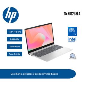 HP 15 Core 5 120U 8GB RAM 256GB