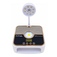 Lámpara UV LED para Uñas 268W con Luz Auxiliar SUN YC-45A