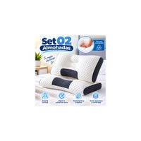 Set de 02 Almohadas Ergonómicas Cervicales