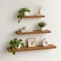 Pack de 3 repisas de repisas flotantes Panela de melamine