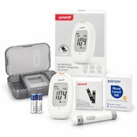 Kit Glucómetro Yuwell Accusure 582 Medidor de Glucosa - 50 Tiras Reactivas - 100 Lancetas
