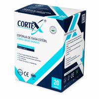 Gasa Estéril Cortex 7.5 x 7.5 cm Caja x 20 Sobres