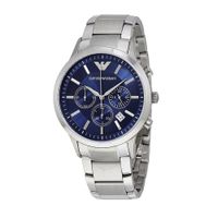 Reloj Emporio Armani Ar2448 Blue and Silver Genuino para Caballero