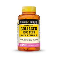 Colágeno 1500 Plus con Biotina y Vitamina C Mason Natural 60 Cápsulas