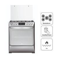 Cocina de Pie a Gas INDURAMA 5 Quemadores Roma Croma