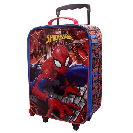 Maleta mediana 68 cm 4 ruedas rigida Spiderman Black