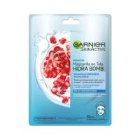 Mascarilla facial de tela Garnier Skin Active Hidra Bomb Granada