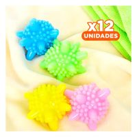 Pack12 Dispositivo Quitapelusa Deserredante de Ropa Multicolor Uso Casa
