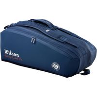 BOLSO WILSON ROLAND GARROS 2026 AZUL CAPACIDAD 9 RAQUETAS