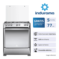 Cocina Indurama FIRENZE Zafiro 5 Hornillas