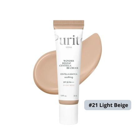 PURITO Wonder Releaf Centella BB Cream n21 Light Beige 30ml