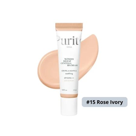 PURITO Wonder Releaf Centella BB Cream n15 Rose Ivory 30ml