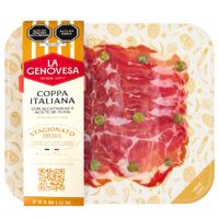 Coppa Italiana con Alcaparras y Aceite de Oliva LA GENOVESA Bandeja 100g