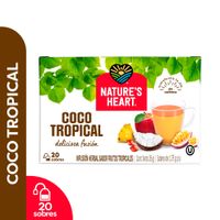 Infusión NATURE'S HEART Coconut Tropical Caja 20un
