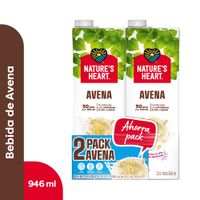 Bebida de Avena NATURE'S HEART Caja 946ml Paquete 2un