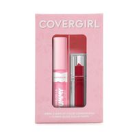 Pack Labial Covergirl Clean Lip Color Crimson Doll + Yummy Gloss Sugar Poppy