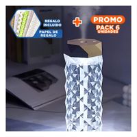 Pack6 Unidad Humidificador Inteligente 1L Cristal con Lampara Led Hogar YRegalo Sticker