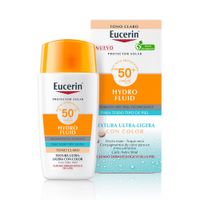 Protector solar facial Eucerin Hydro-Fluid Tono Light FPS 50+ 50 ml