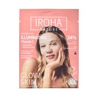 Mascarilla Facial Tisú de Vitamina C Iroha Ácido Hialurónico 20 ml