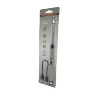 Encendedor Eléctrico Flexible Recargable 360° Cocina Multiusos Plomo