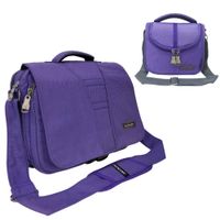 Combo Morral GYM y Lonchera Cars - Morado