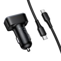 Hoco Cargador De Coche 42W Con Cable USB C 60W de 1 M