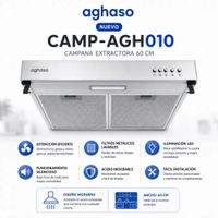 Campana Extractora Aghaso CAMP-AGH010 INOX 60CM