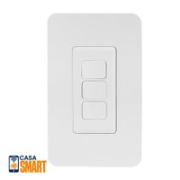 Interruptor Inteligente Triple Blanco ECKO