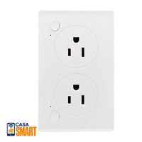 Tomacorriente Inteligente Doble Blanco ECKO VTA+