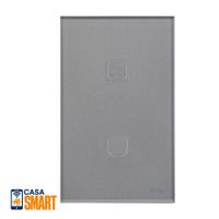 Interruptor Inteligente Doble Silver IOT VTA+
