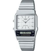 RELOJ CASIO ANALÓGICO-DIGITAL HOMBRE | PLATEADO