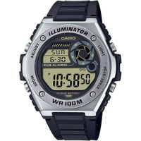 RELOJ CASIO MWD100H DIGITAL HOMBRE | NEGRO/PLATEADO