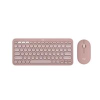 Combo Logitech Teclado K380s y Mouse Pebble 2 Keys Bt Rosado