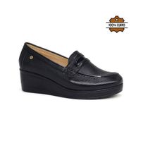 Zapatos Casuales Cuero Mujer 2681-KA26Q3 Negro