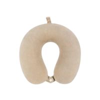 Cojín Collarín Microfibra Damasco - Beige Arlin