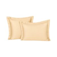 Funda De Almohada 150 Hilos Algodón Confort - Beige Arlin Estándar