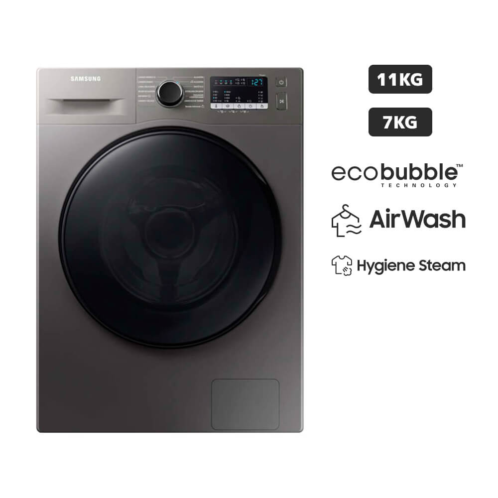 Lavaseca Samsung 11 Kg/7 Kg Inox WD11T4046BX