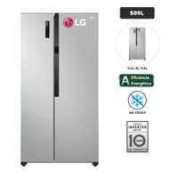 Refrigeradora LG 509L No Frost LS51BPP Plateado