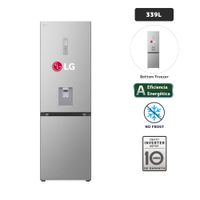 Refrigeradora LG 339L No Frost GB37SPY Plateado