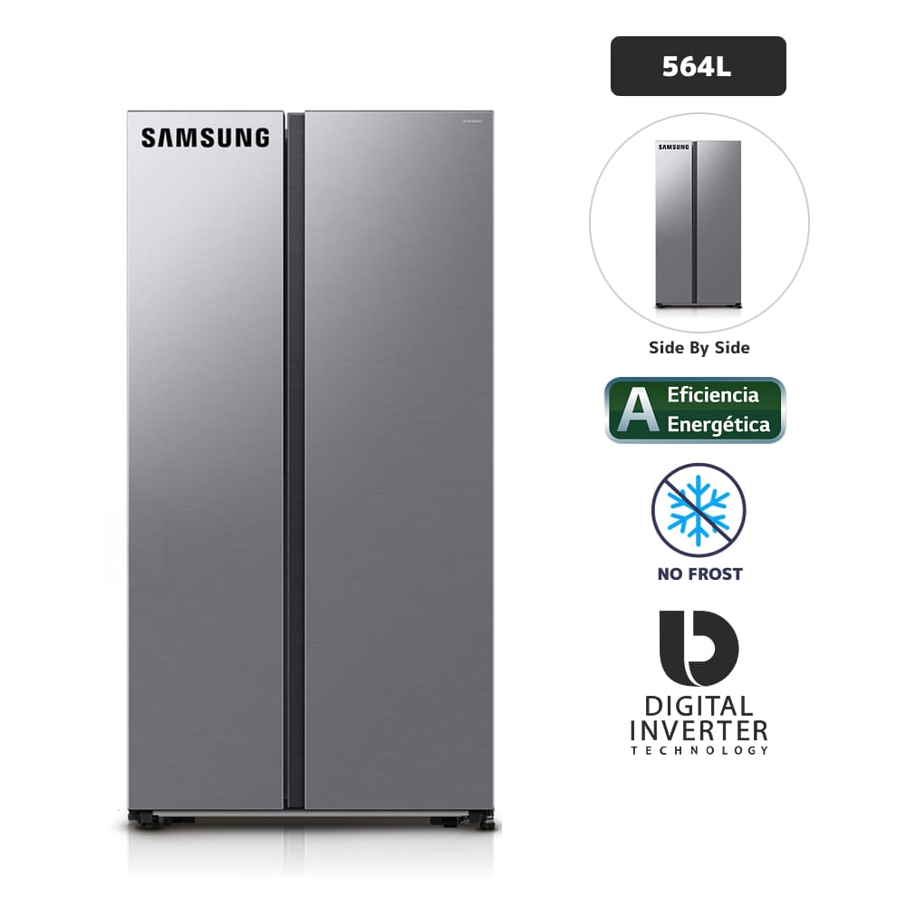 Refrigeradora 564L All Around Cooling Plata RS57DG4000M9