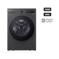 Lavaseca LG Carga Frontal 16Kg/8kg WD16EBNT6PC Negro Mate