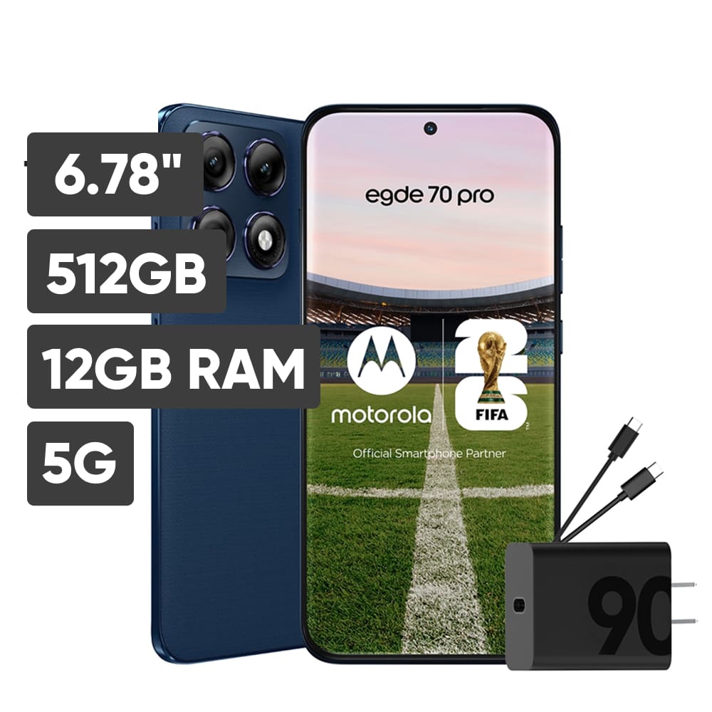Celular Motorola Edge 70 Pro 12+512GB Blanco