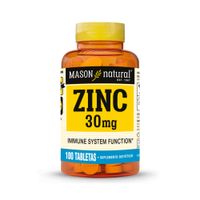 Zinc - 30 Mg Mason Natural 100 Tabletas
