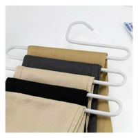 Soporte Multifuncional Tipo S Base Estable para Ropa Blanco Hogar Eco YSticky
