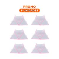 Pack6 Pantalla Plegable 130x190cm Ligera y Practica y Comoda para Casa Rosado
