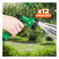 Pack12 Formato Flexible de Riego de 15 Metros para Jardín y Uso Diario YPapel Regalo