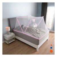 Red Plegable 130x190cm Ligera y Segura y Comoda para Cama Rosado YSticky