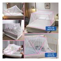Red Plegable 130x190cm para Cama Ligera y Practica y Comoda para Exteriores Rosado