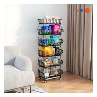 Organizador Vertical Acero Negro para la Limpieza en Domicilio YRegalo Sticker